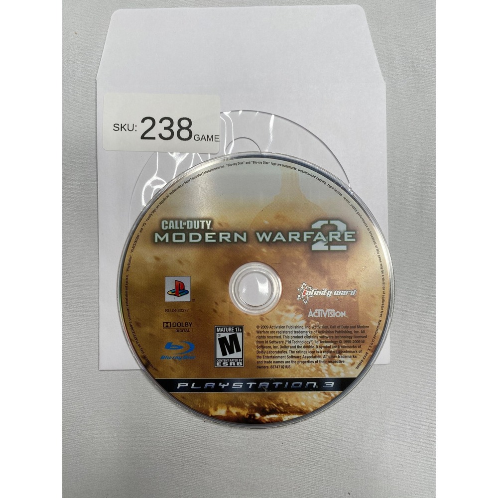 Call of Duty Modern Warfare 2 Sony PlayStation 3